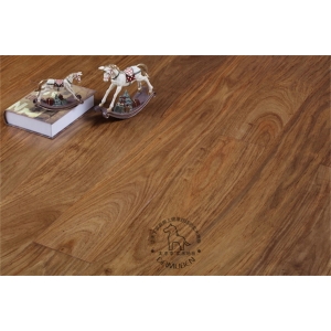 安哥拉紫檀 高端定制实木地板铺装实景图